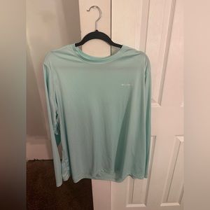 Light teal blue Columbia long sleeve 3XL